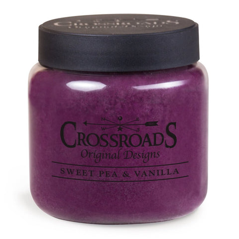 Crossroads Sweet Pea & Vanilla 16oz Candles