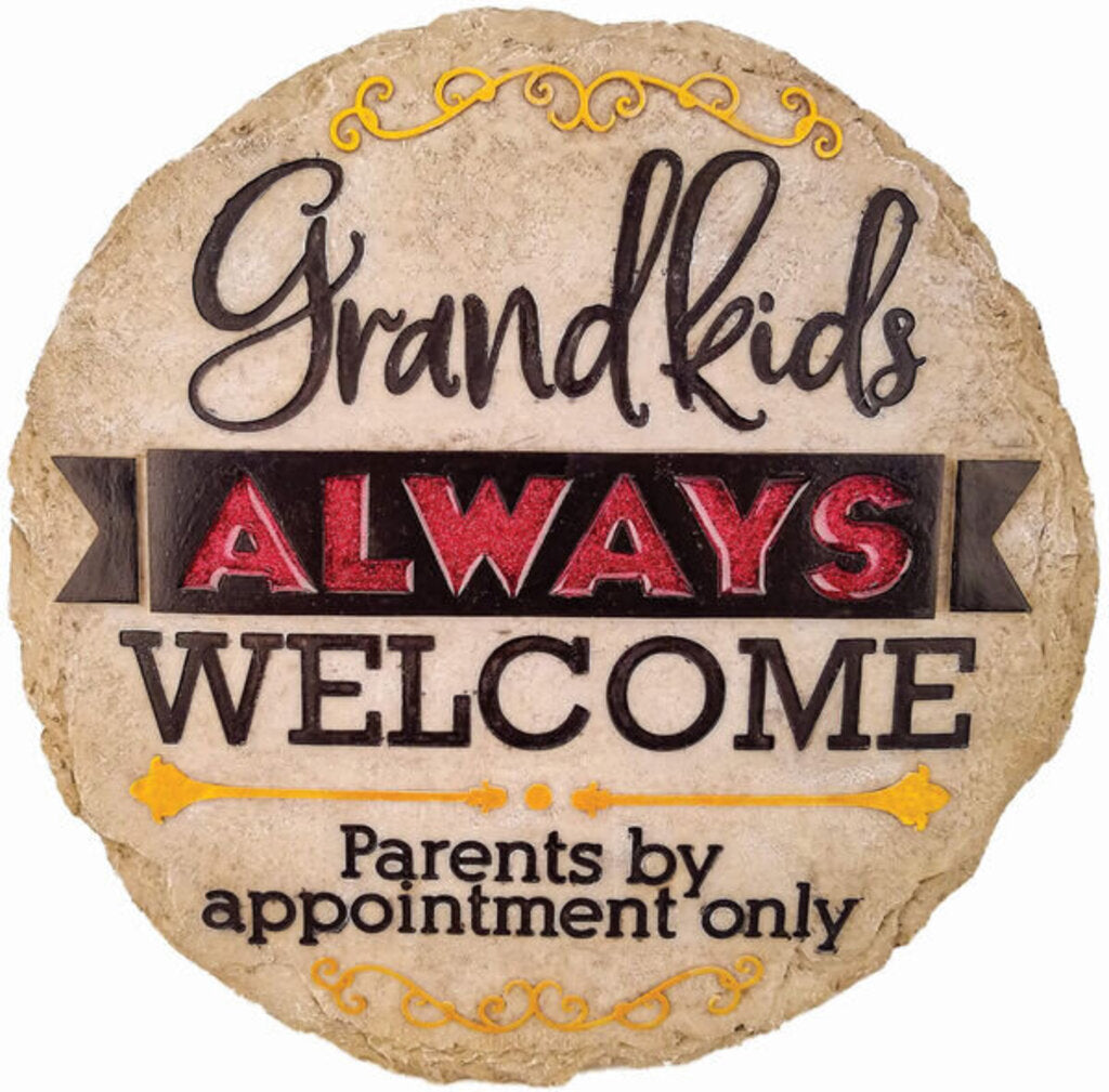 Grandkids Welcome Stepping Stone