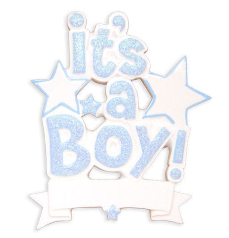 It's a Boy! Personalized Ornament