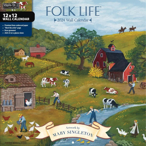 Lang 2024 Calendar - Folk Life