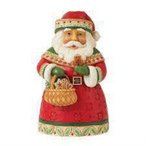 Jim Shore Santa Christmas Cookies & Holiday Hearts Pint Sized 6012965