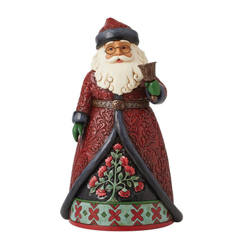 Jim Shore - Holiday Manor "Christmas Bells are Ringing" Santa 6012885