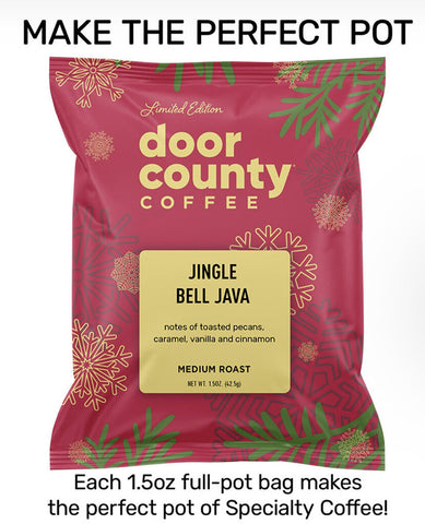 Door County Coffee Full Pot Bag - Jingle Bell Java