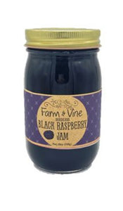 Farm & Vine Black Raspberry Preserves 18oz