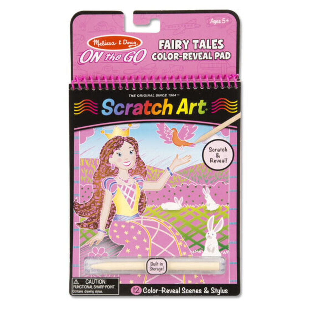 Melissa & Doug Scratch Art Fairy Tales Color Reveal Pad