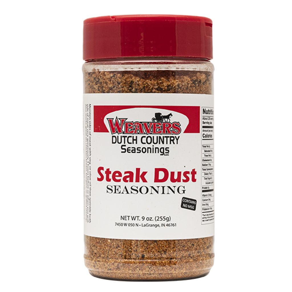 Weavers Dutch Country Steak Dust Seasoning 8oz