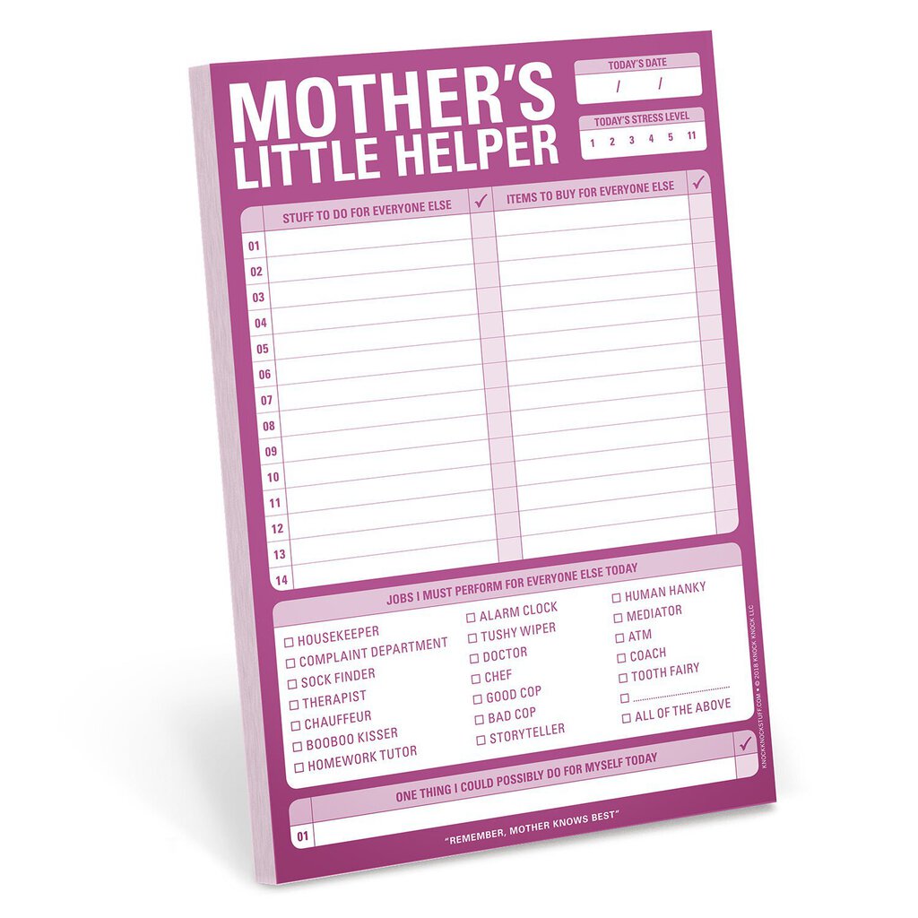 Knock Knock - Pad: Mother's Little Helper
