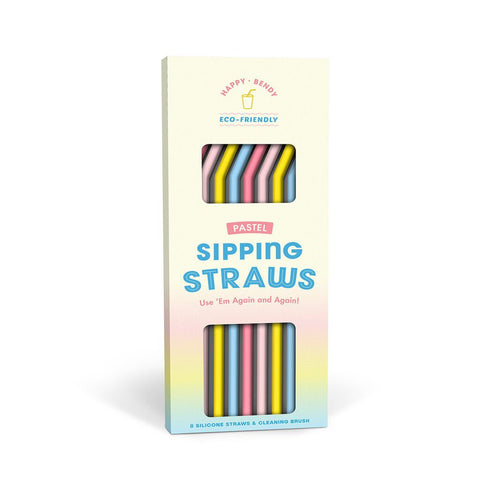 Knock Knock - Pastel Sipping Straws
