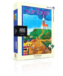 New York Puzzle Company - The Lighthouse 500 Piece Jigsaw Puzzle
