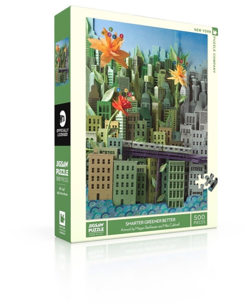 New York Puzzle Company - Smarter Greener Better 500pc Jigsaw Puzzle
