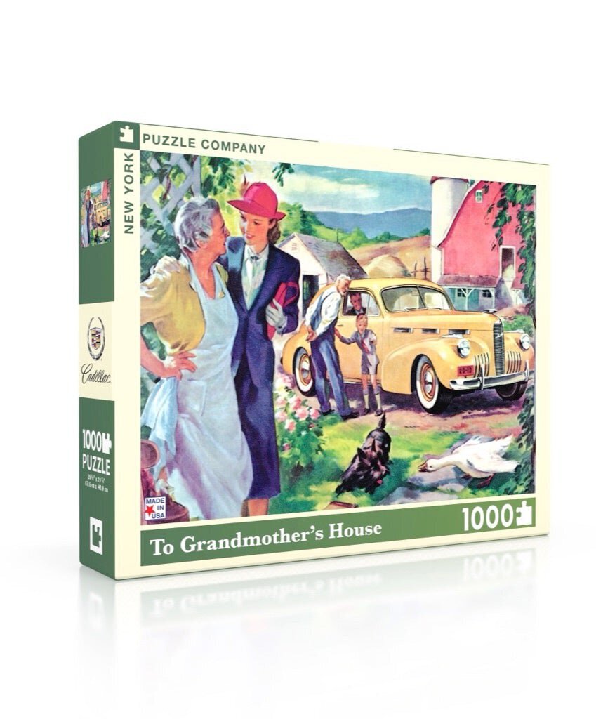 New York Puzzle Company - To Grandmothers House 1000pc Jigsaw Puzzle