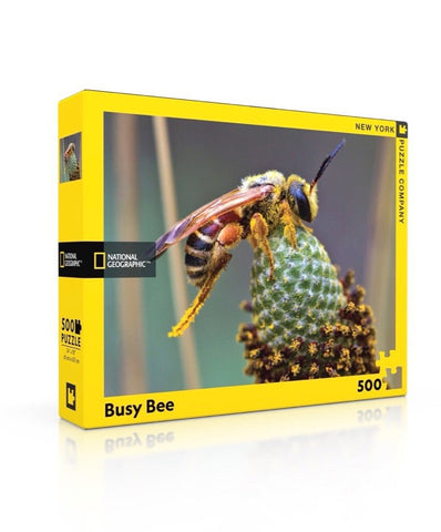 New York Puzzle Company - Busy Bee 500pc Jigsaw Puzzle