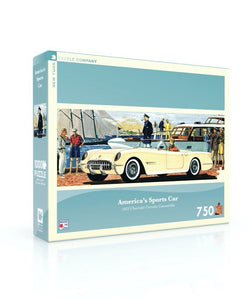 New York Puzzle Company - America's Sports Car 750 Jigsaw Puzzle