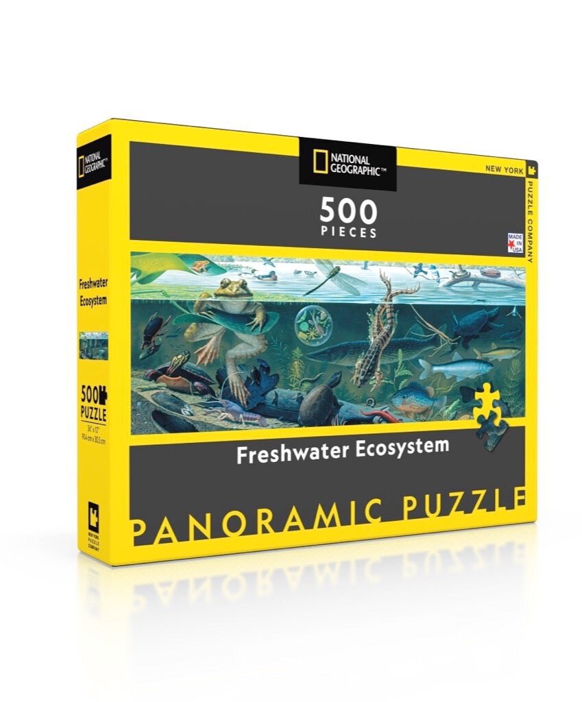 New York Puzzle Company - Freshwater Ecosystem 500pc Jigsaw Puzzle Company
