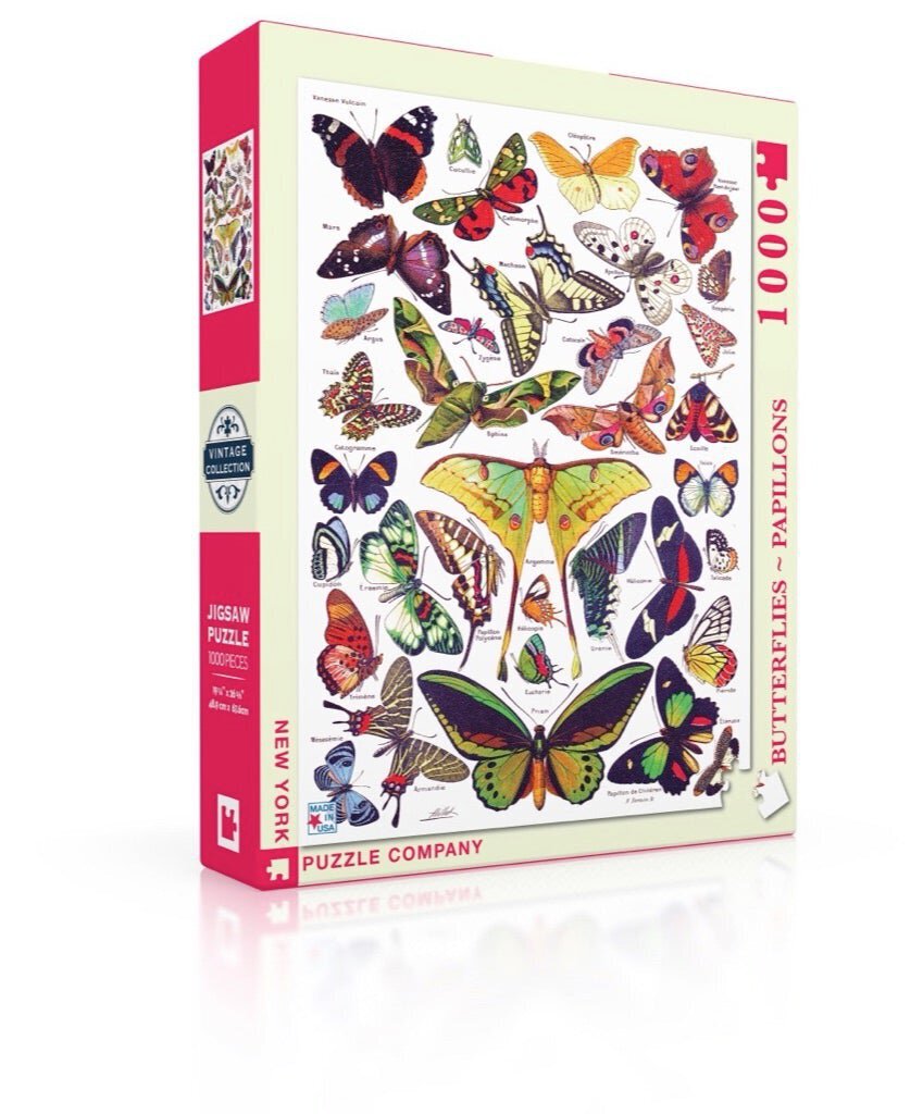 New York Puzzle Company - Butterflies 1000pc Jigsaw Puzzle