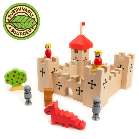 House of Marbles - Wooden Castle in a Bag