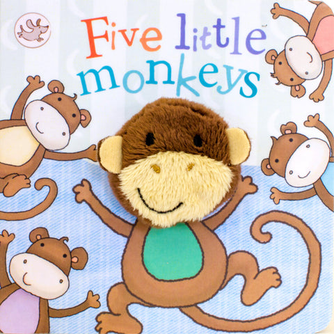 Five Little Monkeys Chunky Finger Puppet Book