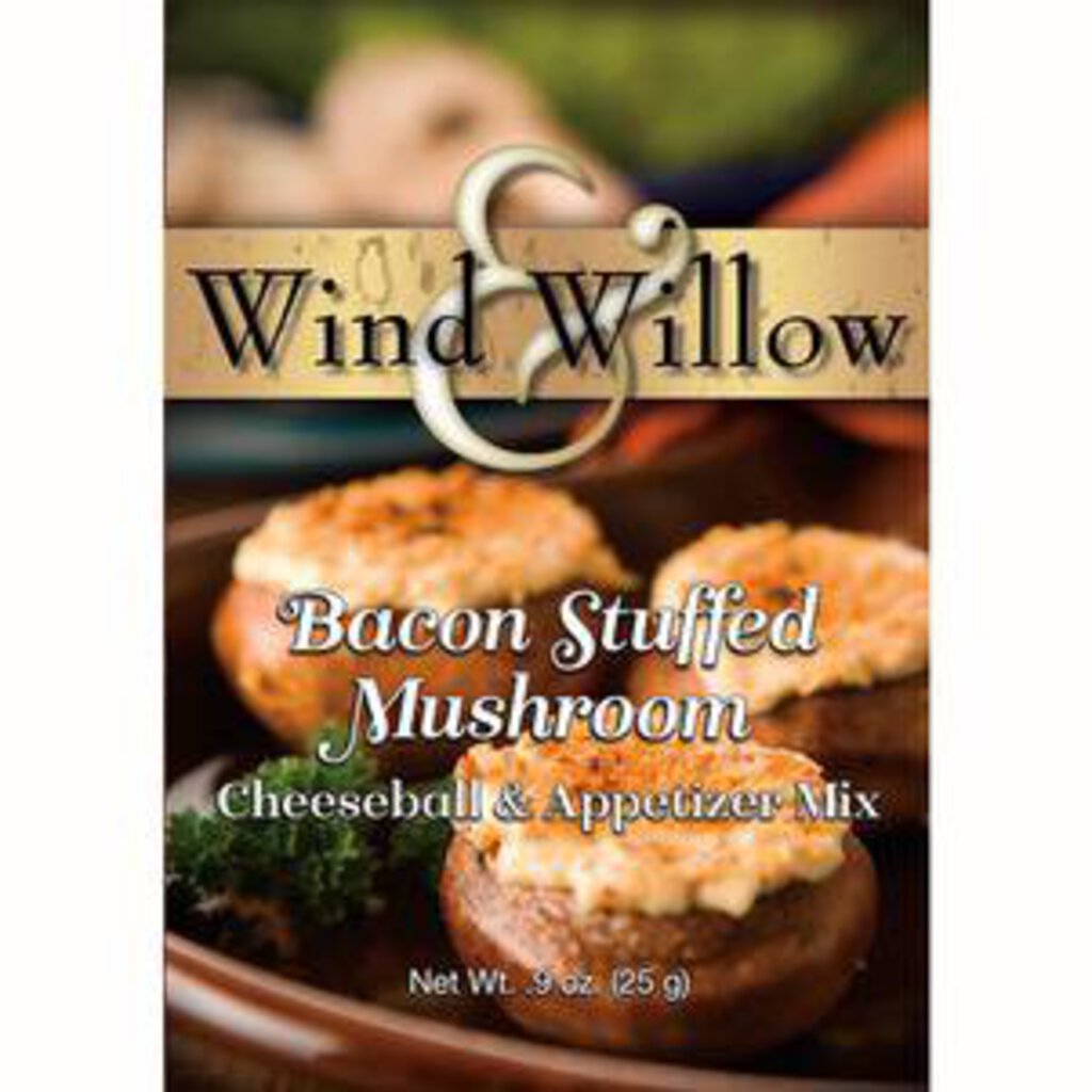 Wind & Willow - Bacon Stuffed Mushroom Cheeseball & Appetizer Mix