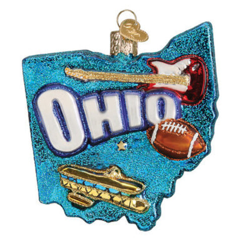 Old World Christmas - State of Ohio Blown Glass Ornament