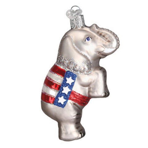 Old World Christmas - Republican Party Blown Glass Ornament