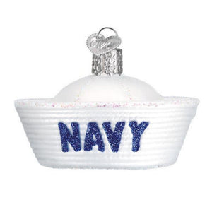 Old World Christmas - Navy Cap Blown Glass Ornament
