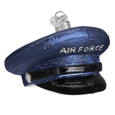 Old World Christmas - Air Force Cap Blown Glass Ornament