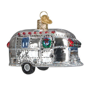 Old World Christmas - Vintage Camper Blown Glass Ornament