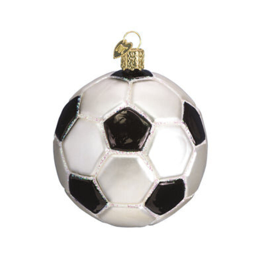 Old World Christmas - Soccer Ball Blown Glass Ornament