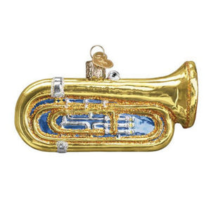 Old World Christmas - Tuba Blown Glass Ornament
