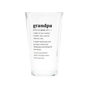 DEFINED Pint Glass - Grandpa