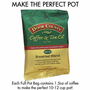 Door County Coffee - Breakfast Blend Decaf Full Pot Bag