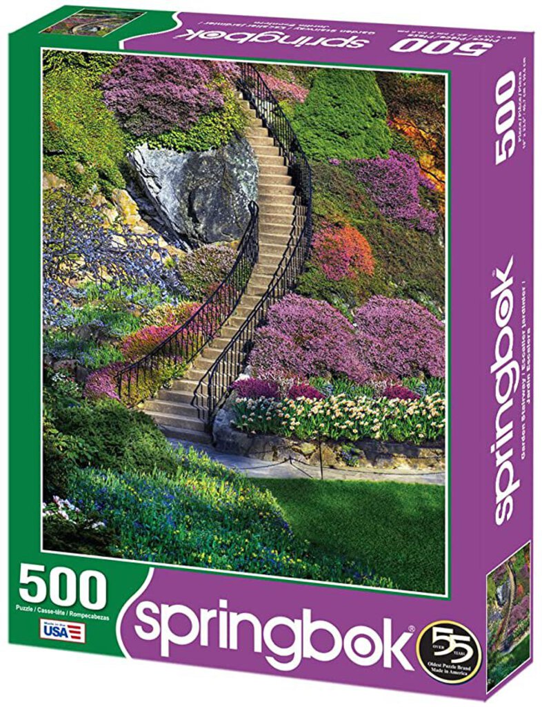 Springbok - Garden Stairway 500pc Jigsaw Puzzle