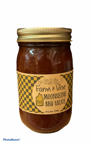 Farm & Vine Moonshine Barbecue Sauce 18oz