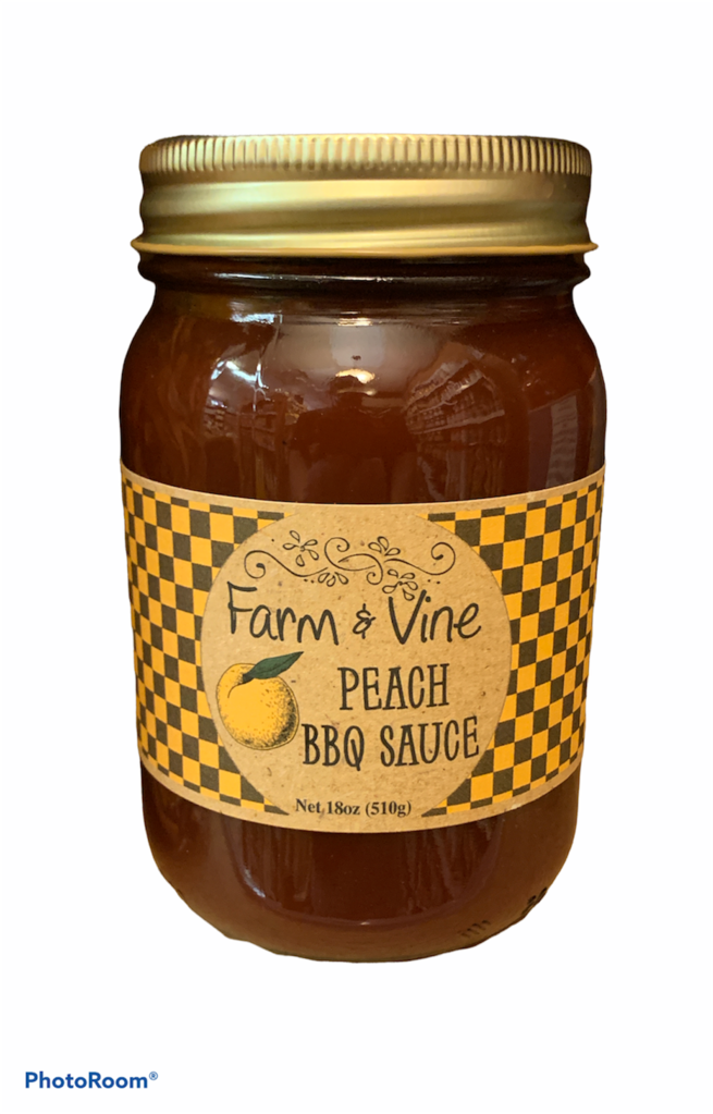 Farm & Vine Peach Barbecue Sauce 18oz