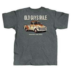Old Guys Rule Men's Tee - Respect the Rust L