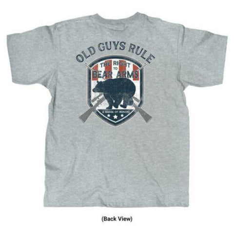 Old Guys Rule - Men's Tee - Bear Arms - LG