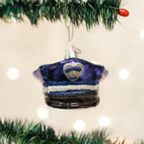 Old World Christmas - Police Officer's Cap