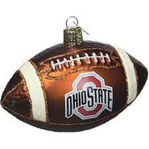 Old World Christmas - Ohio State University Football Blown Glass Ornament