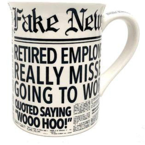 Our Name is Mud - Fake News Retired Mug