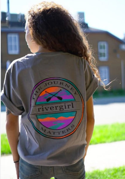 rivergirl Ringspun Short Sleeve Tee - Steel Grey - Small