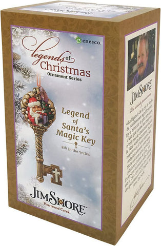 Jim Shore Legend of Santa's Magic Key Ornament 6008099