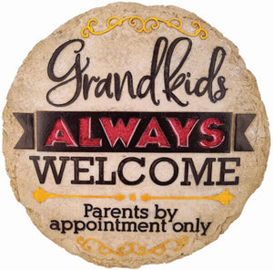 Grandkids Welcome Stepping Stone
