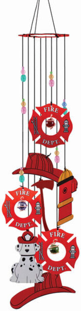 Firefighter Metal Wind Chime