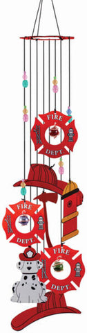 Firefighter Metal Wind Chime
