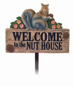 Welcome to the Nut House Garden stake
