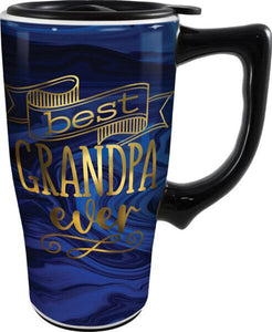 Ceramic Travel Mug - Best Grandpa Ever