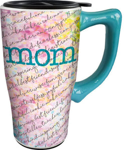 Ceramic Travel Mug - Mom