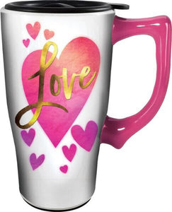 Ceramic Travel Mug - Love