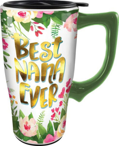 Ceramic Travel Mug - Best Nana Ever