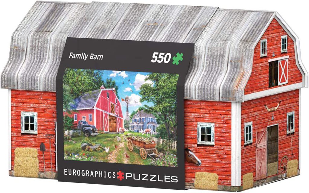 Eurographics Puzzles - Family Barn 550pc Jigsaw Puzzle
